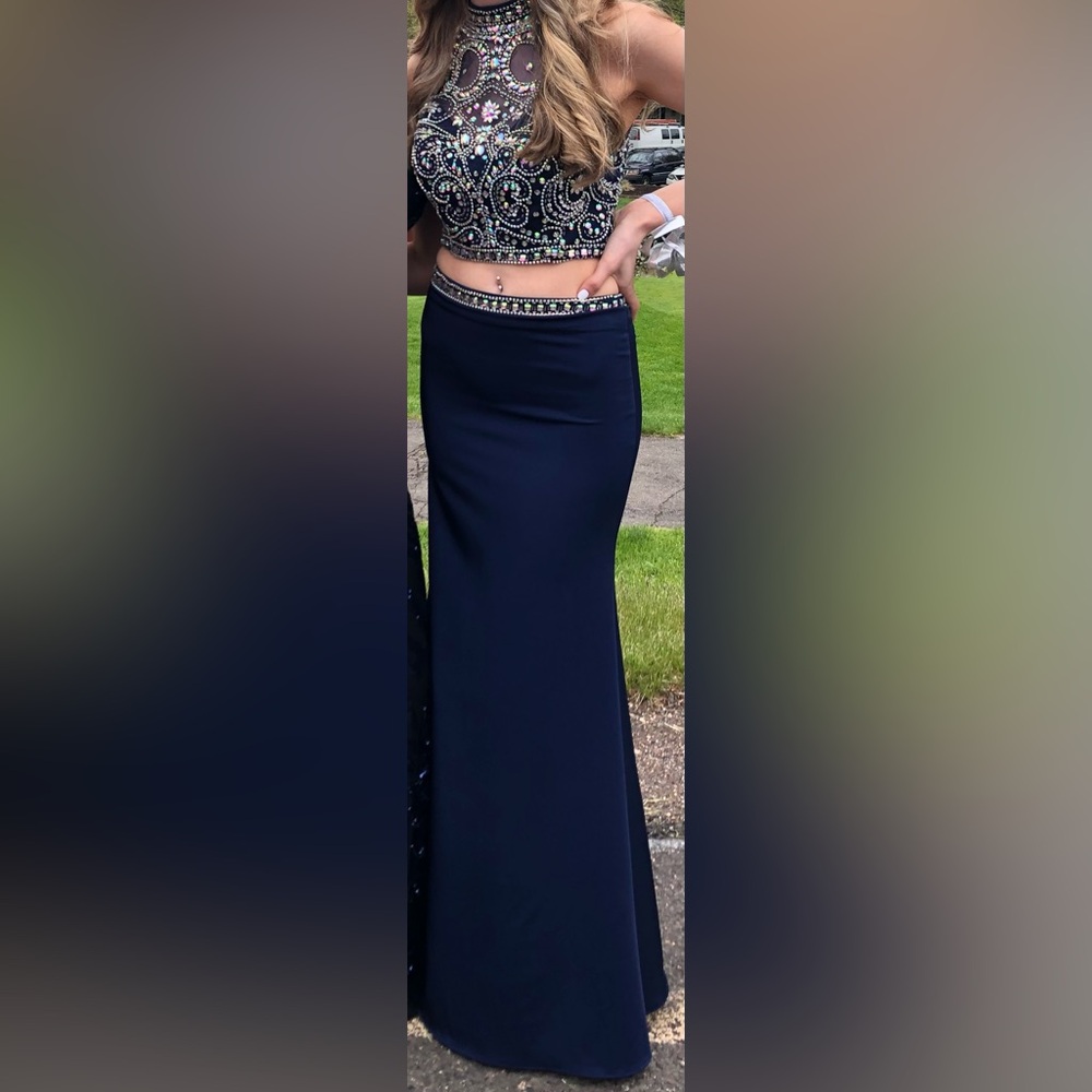 Prom Girl 2 Piece Prom Dress